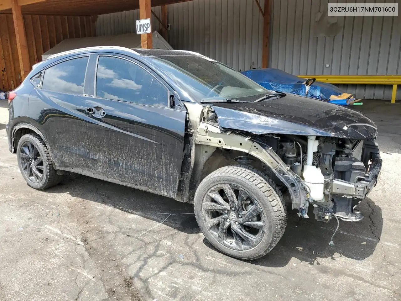 2022 Honda Hr-V Sport VIN: 3CZRU6H17NM701600 Lot: 62925585
