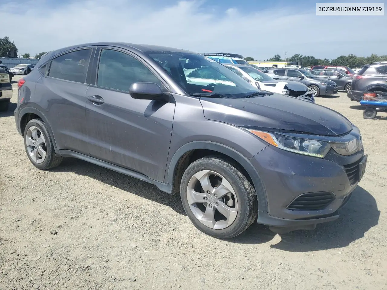 2022 Honda Hr-V Lx VIN: 3CZRU6H3XNM739159 Lot: 63647745