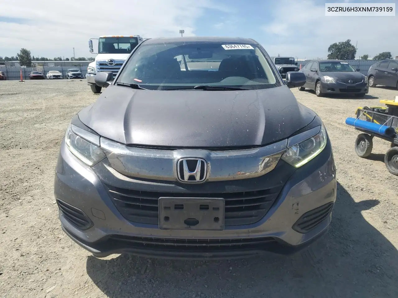 2022 Honda Hr-V Lx VIN: 3CZRU6H3XNM739159 Lot: 63647745