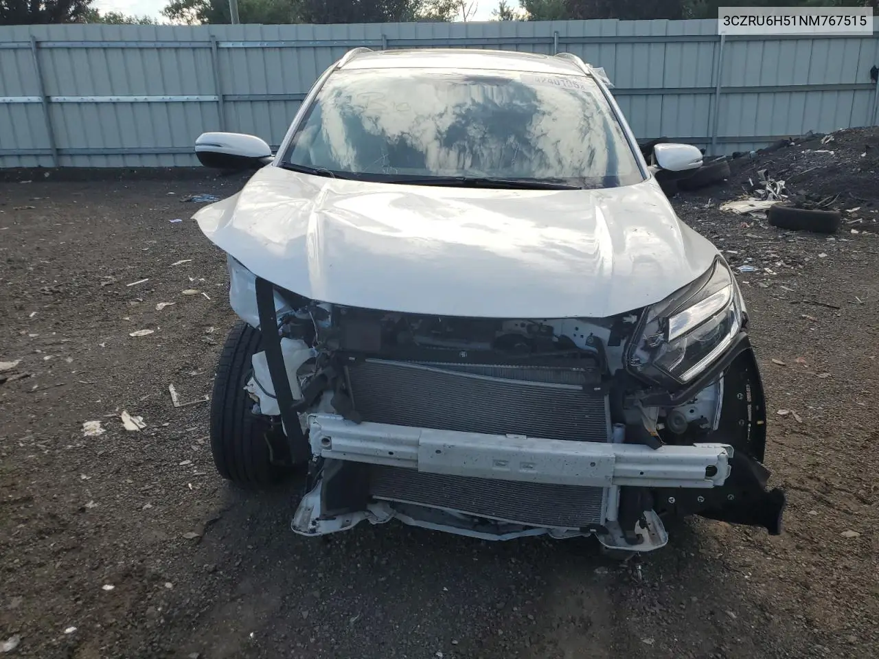 2022 Honda Hr-V Ex VIN: 3CZRU6H51NM767515 Lot: 64240195