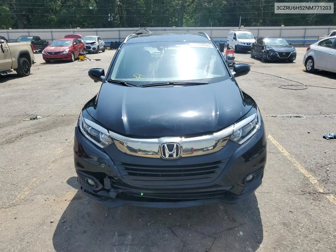 2022 Honda Hr-V Ex VIN: 3CZRU6H52NM771203 Lot: 65150945