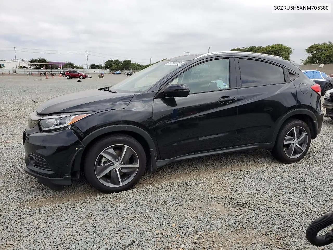 2022 Honda Hr-V Ex VIN: 3CZRU5H5XNM705380 Lot: 65180075