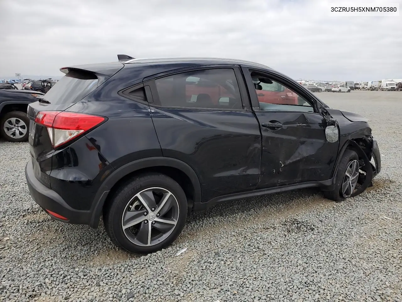 2022 Honda Hr-V Ex VIN: 3CZRU5H5XNM705380 Lot: 65180075