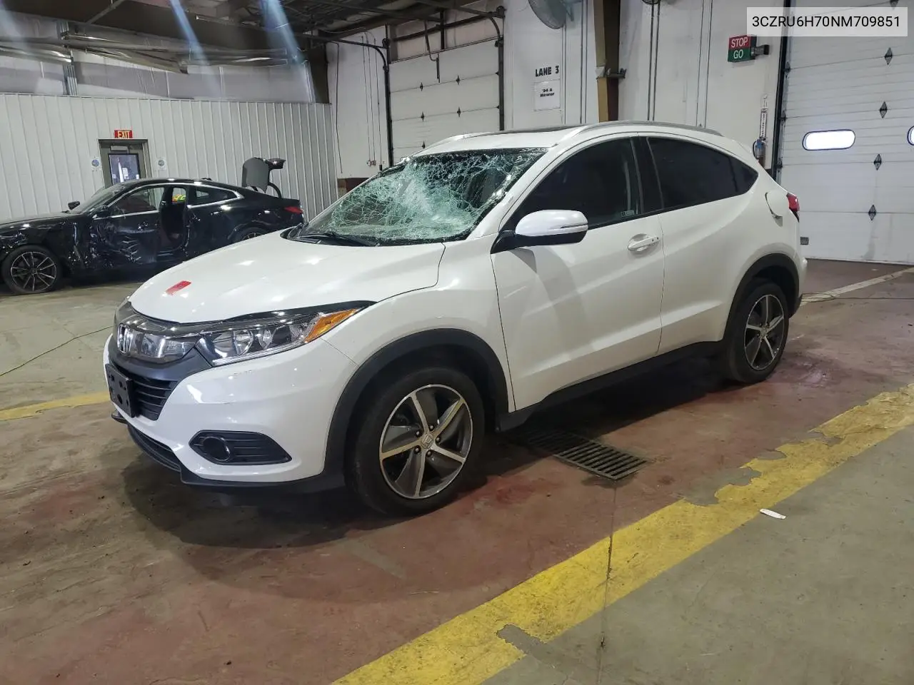 2022 Honda Hr-V Exl VIN: 3CZRU6H70NM709851 Lot: 65374615