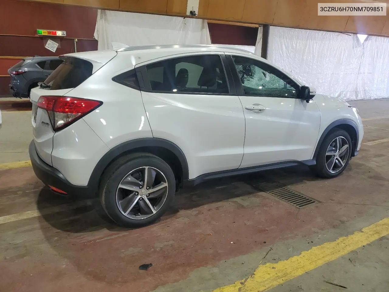 2022 Honda Hr-V Exl VIN: 3CZRU6H70NM709851 Lot: 65374615