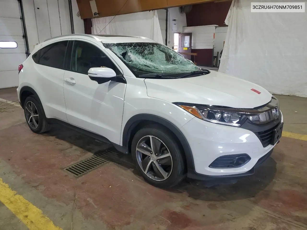2022 Honda Hr-V Exl VIN: 3CZRU6H70NM709851 Lot: 65374615