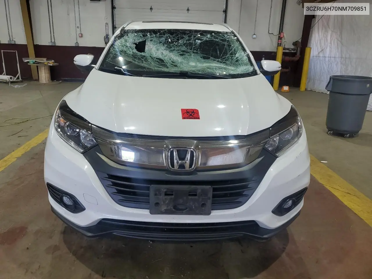 2022 Honda Hr-V Exl VIN: 3CZRU6H70NM709851 Lot: 65374615