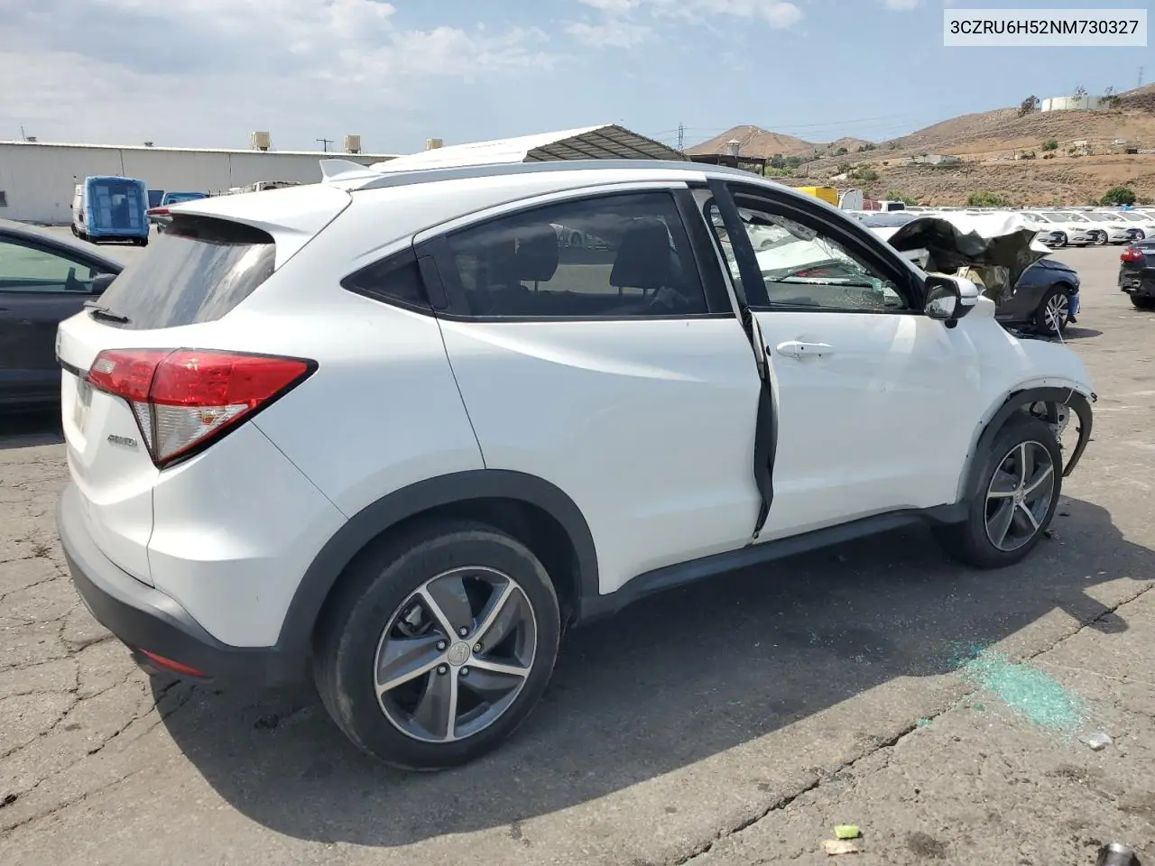 2022 Honda Hr-V Ex VIN: 3CZRU6H52NM730327 Lot: 65387125