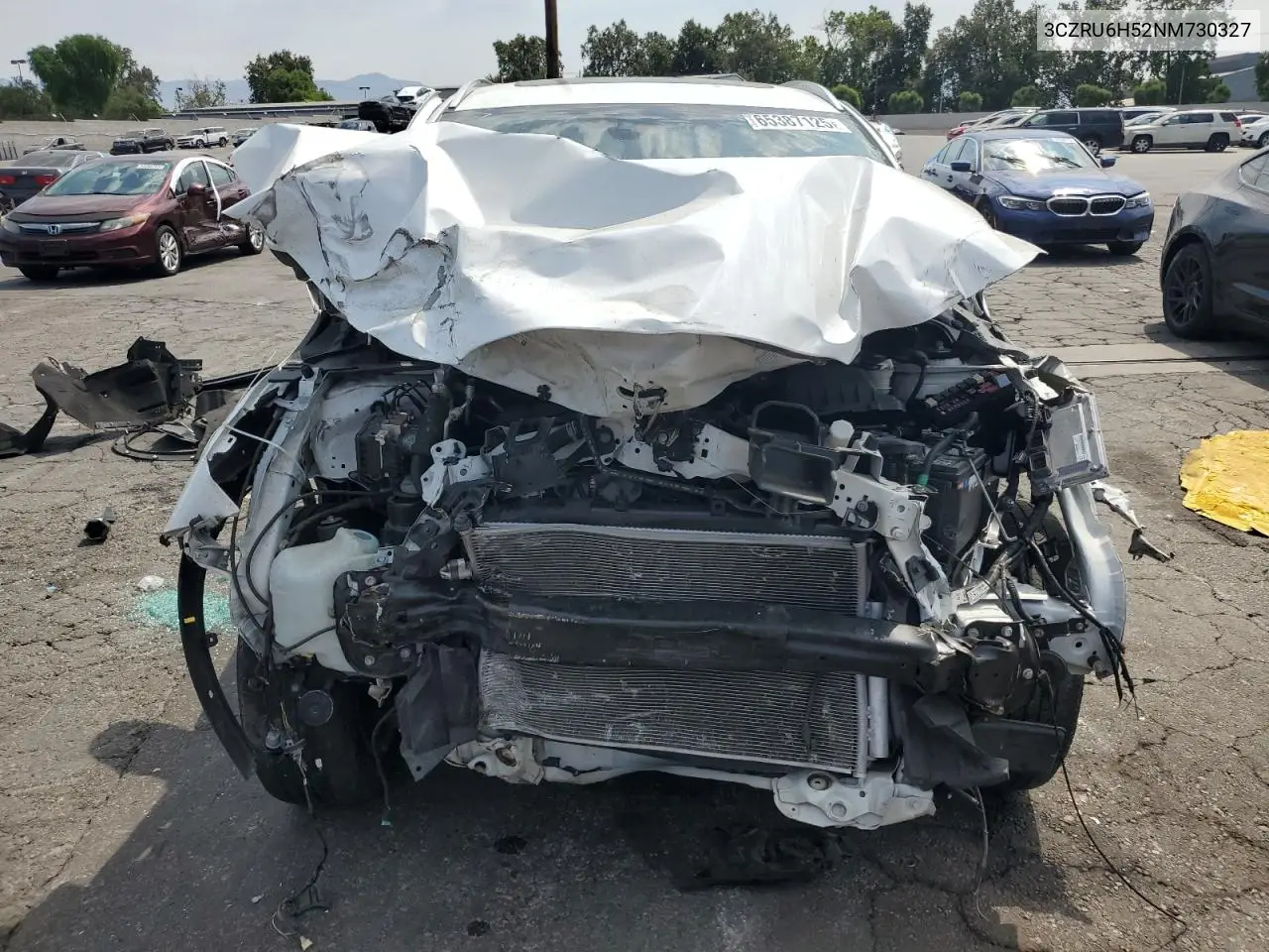 2022 Honda Hr-V Ex VIN: 3CZRU6H52NM730327 Lot: 65387125