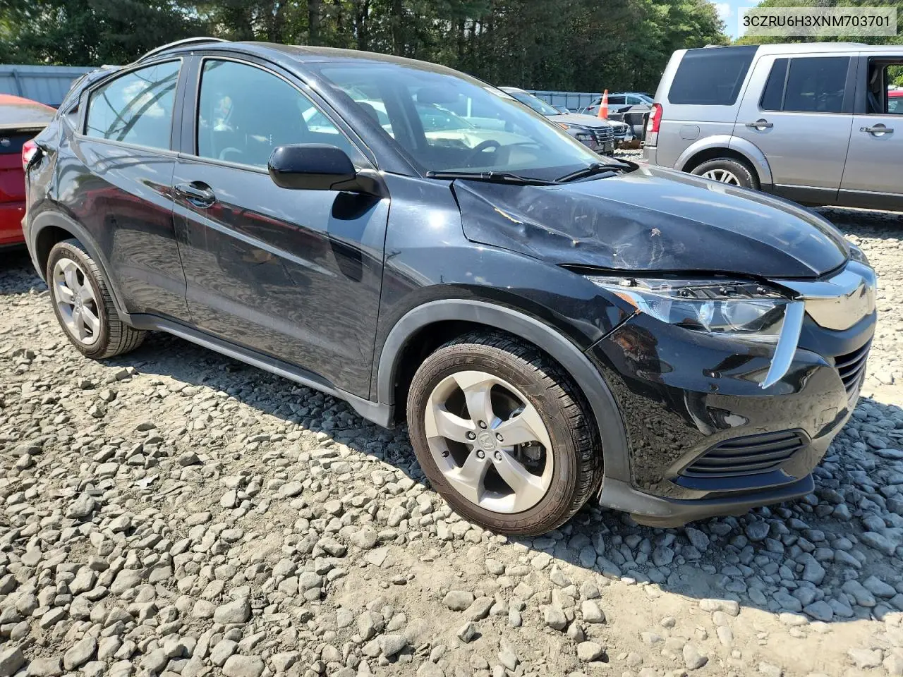 2022 Honda Hr-V Lx VIN: 3CZRU6H3XNM703701 Lot: 65533605