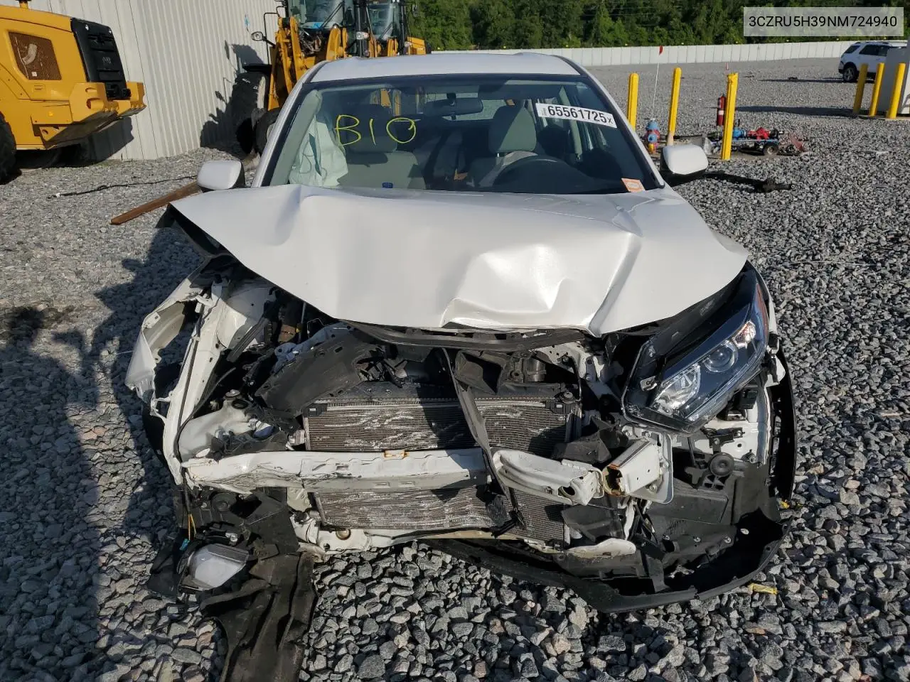 2022 Honda Hr-V Lx VIN: 3CZRU5H39NM724940 Lot: 65561725
