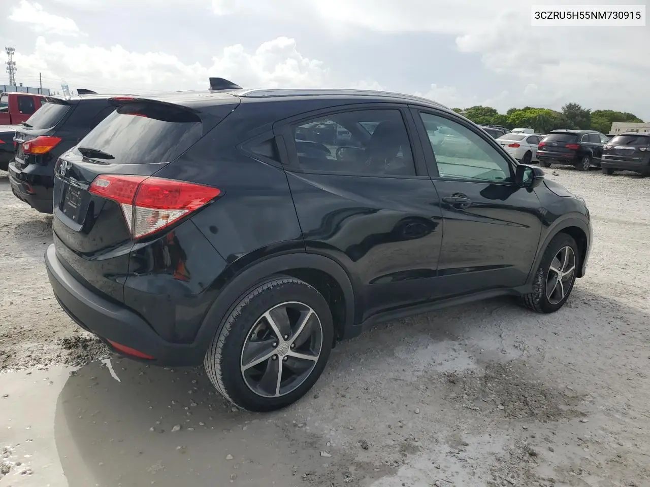 2022 Honda Hr-V Ex VIN: 3CZRU5H55NM730915 Lot: 65573355