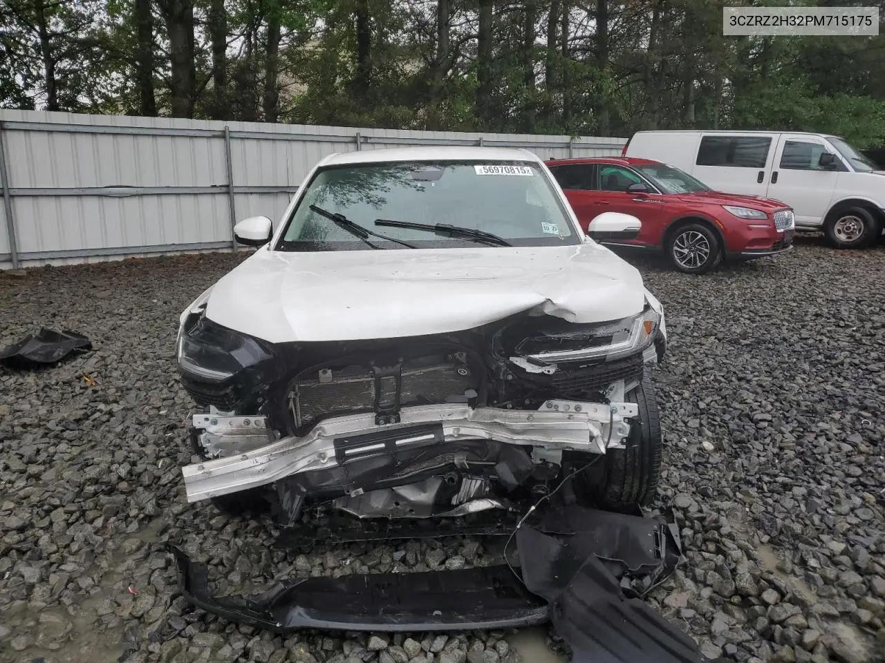 2023 Honda Hr-V Lx VIN: 3CZRZ2H32PM715175 Lot: 56970815
