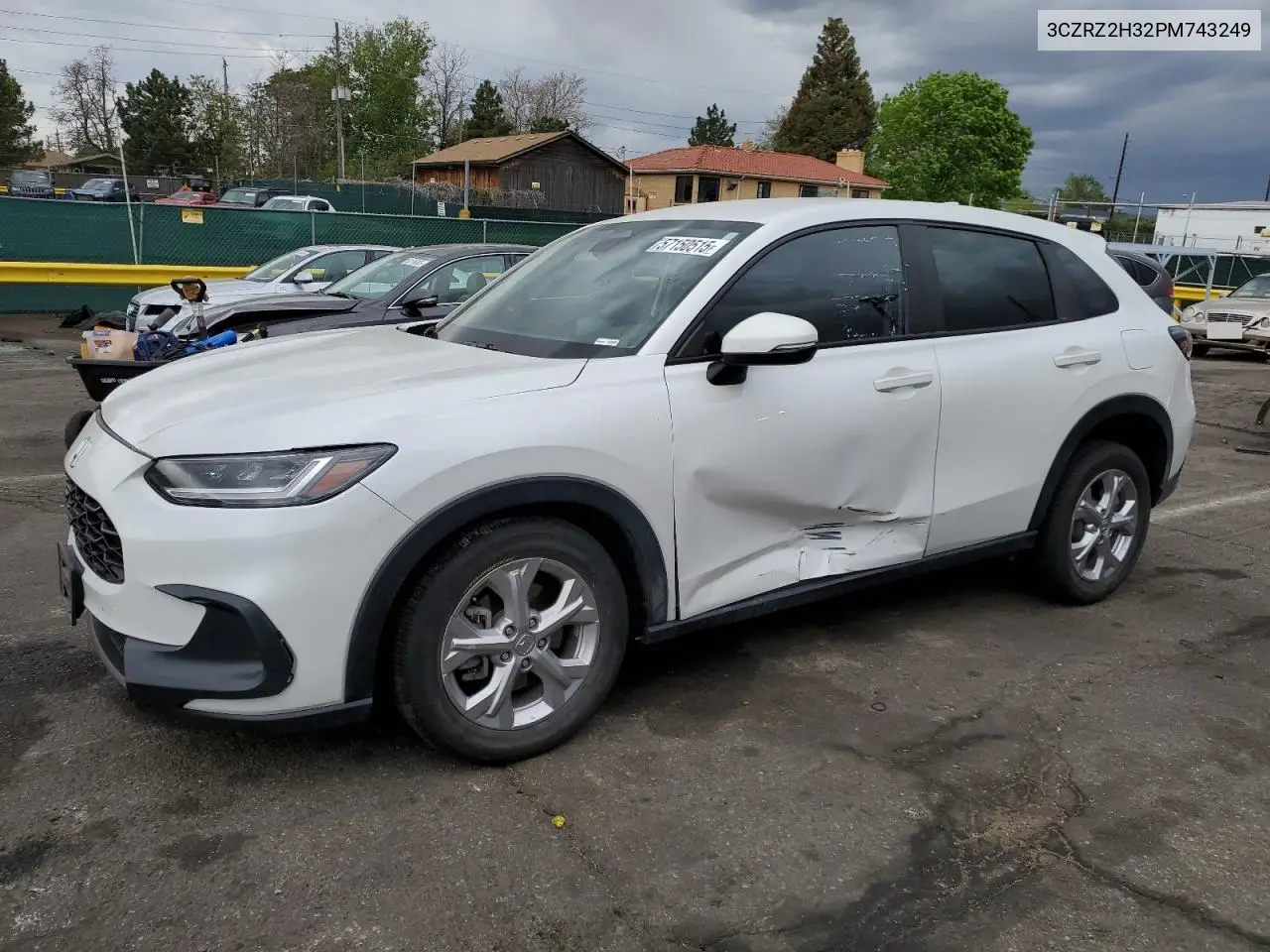 2023 Honda Hr-V Lx VIN: 3CZRZ2H32PM743249 Lot: 57150515