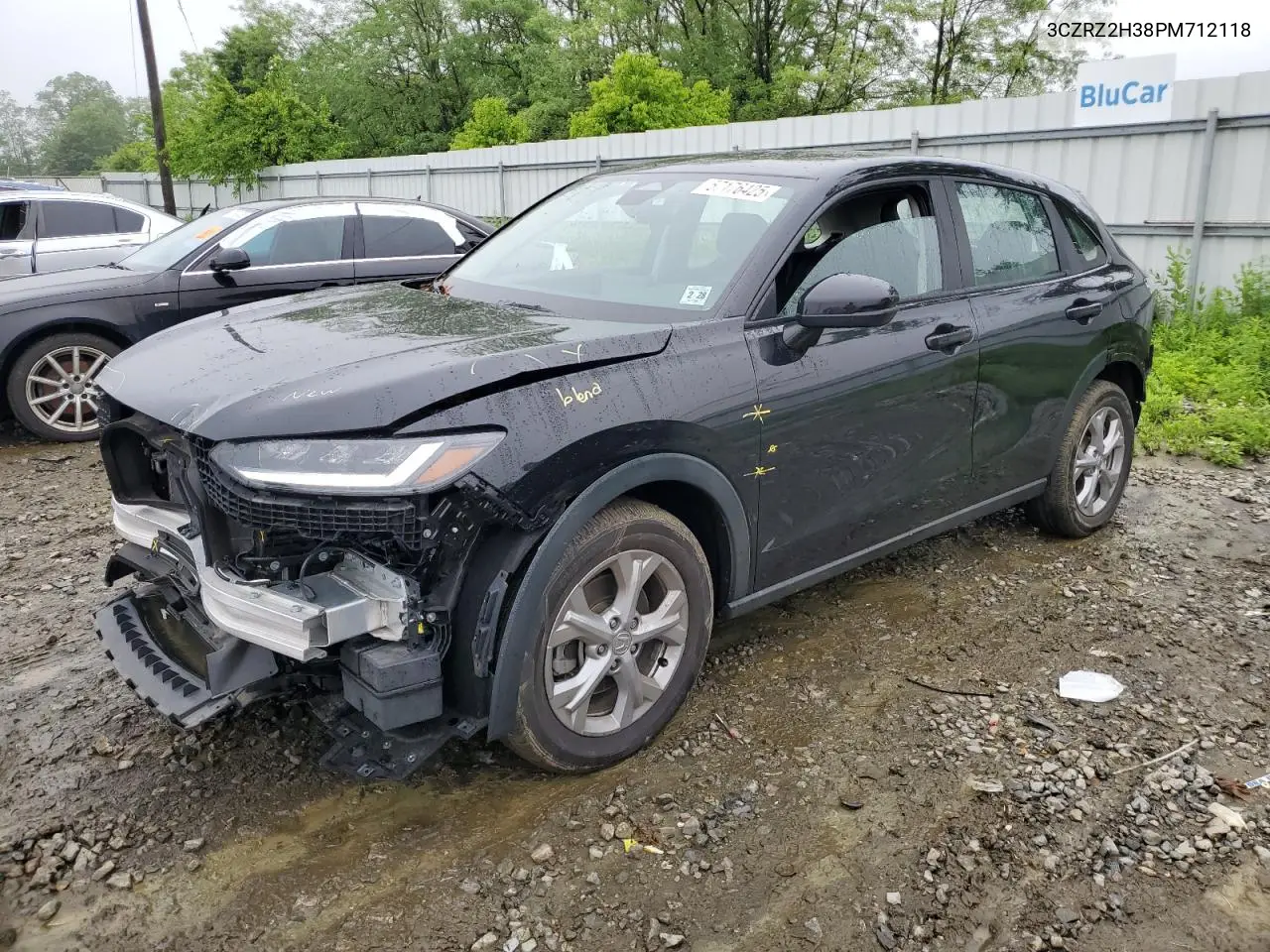 2023 Honda Hr-V Lx VIN: 3CZRZ2H38PM712118 Lot: 57176425