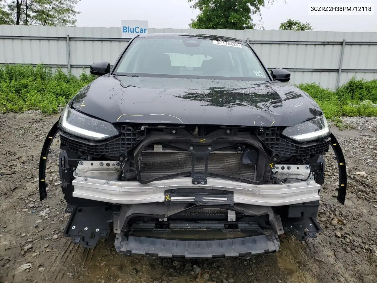 2023 Honda Hr-V Lx VIN: 3CZRZ2H38PM712118 Lot: 57176425