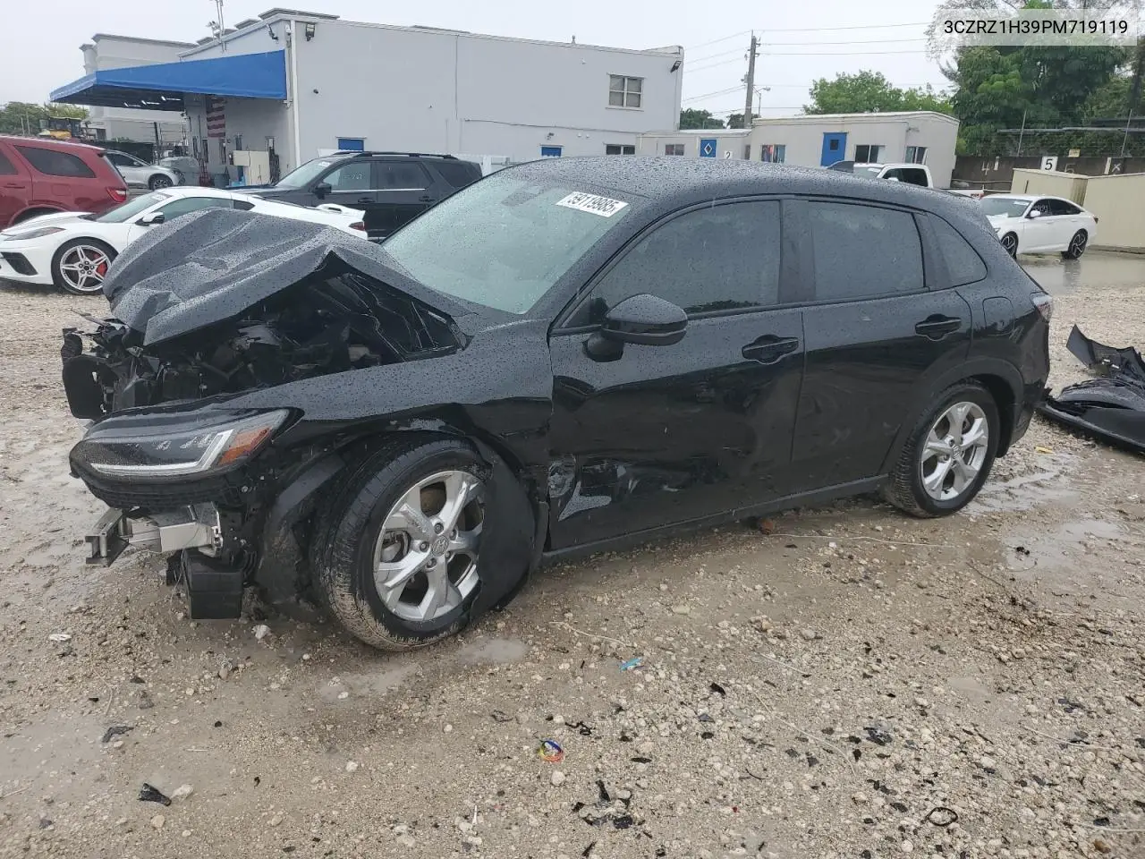 2023 Honda Hr-V Lx VIN: 3CZRZ1H39PM719119 Lot: 59119985