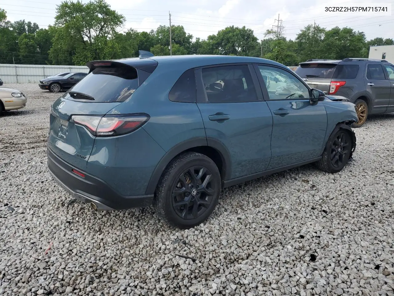 2023 Honda Hr-V Sport VIN: 3CZRZ2H57PM715741 Lot: 62164135