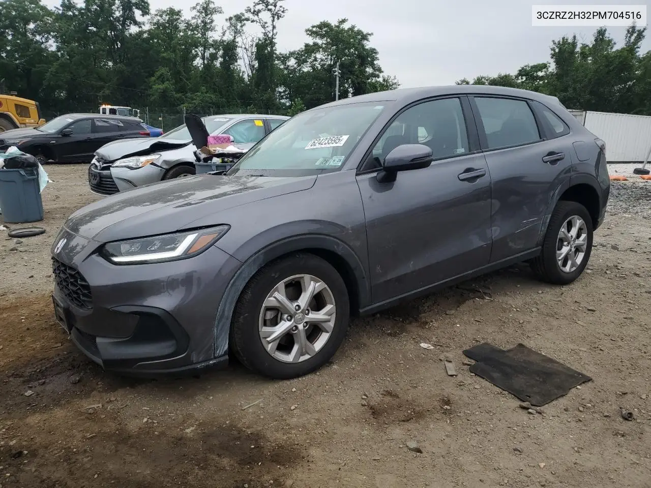 2023 Honda Hr-V Lx VIN: 3CZRZ2H32PM704516 Lot: 62423595