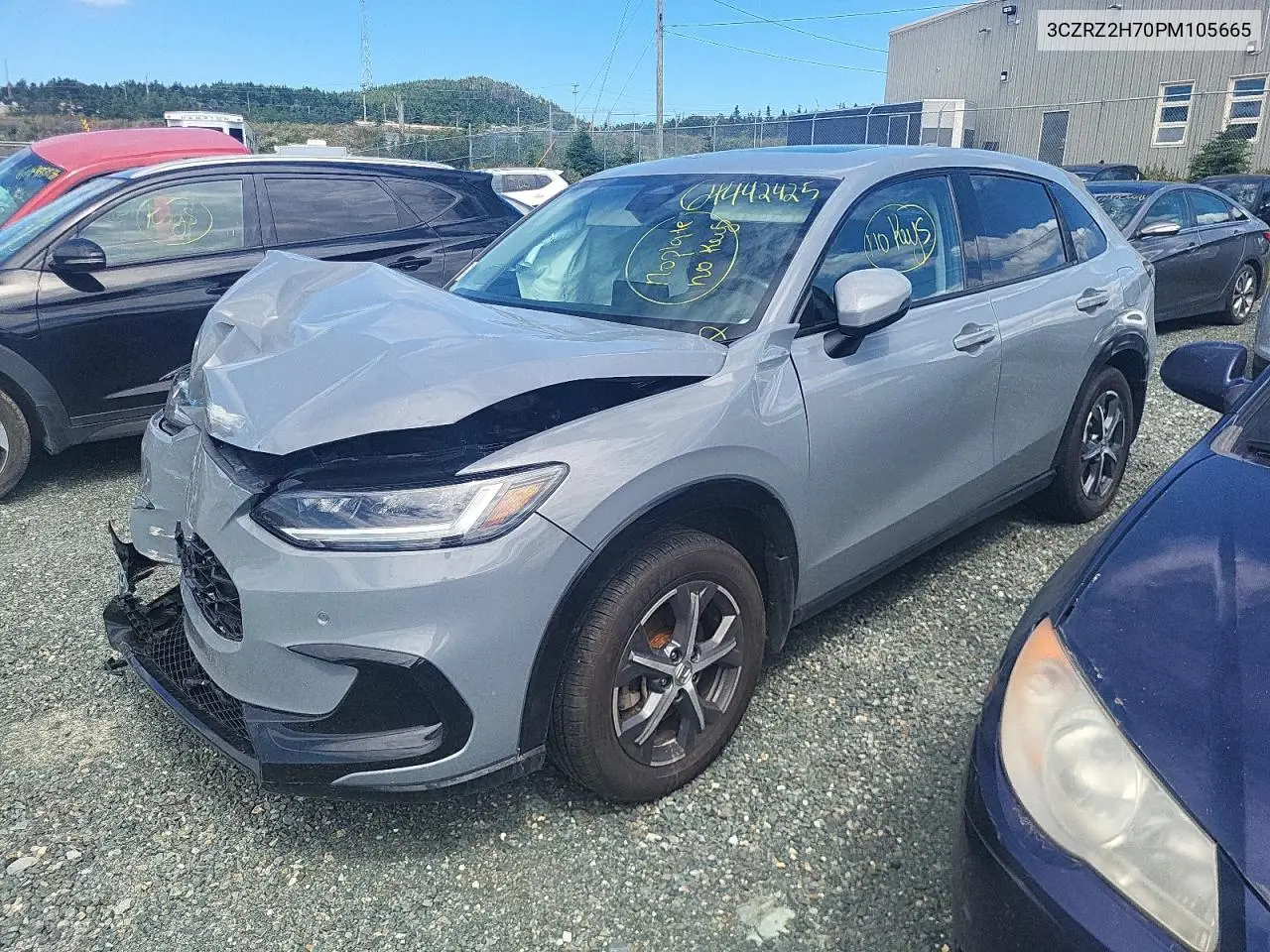 2023 Honda Hr-V Exl VIN: 3CZRZ2H70PM105665 Lot: 64442425