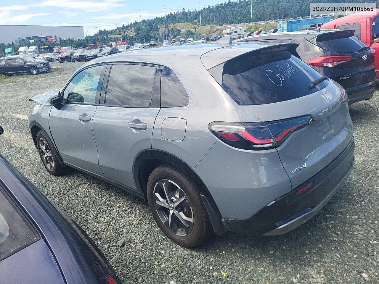 2023 Honda Hr-V Exl VIN: 3CZRZ2H70PM105665 Lot: 64442425