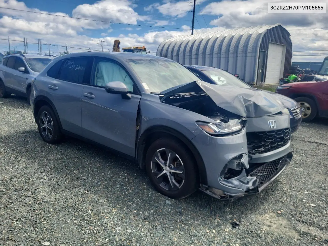 2023 Honda Hr-V Exl VIN: 3CZRZ2H70PM105665 Lot: 64442425