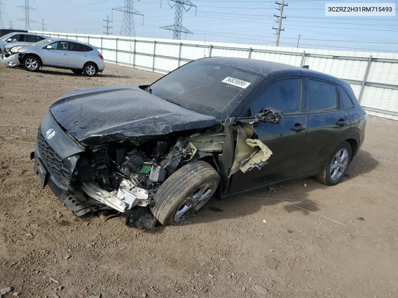 2024 Honda Hr-V Lx VIN: 3CZRZ2H31RM715493 Lot: 56828895
