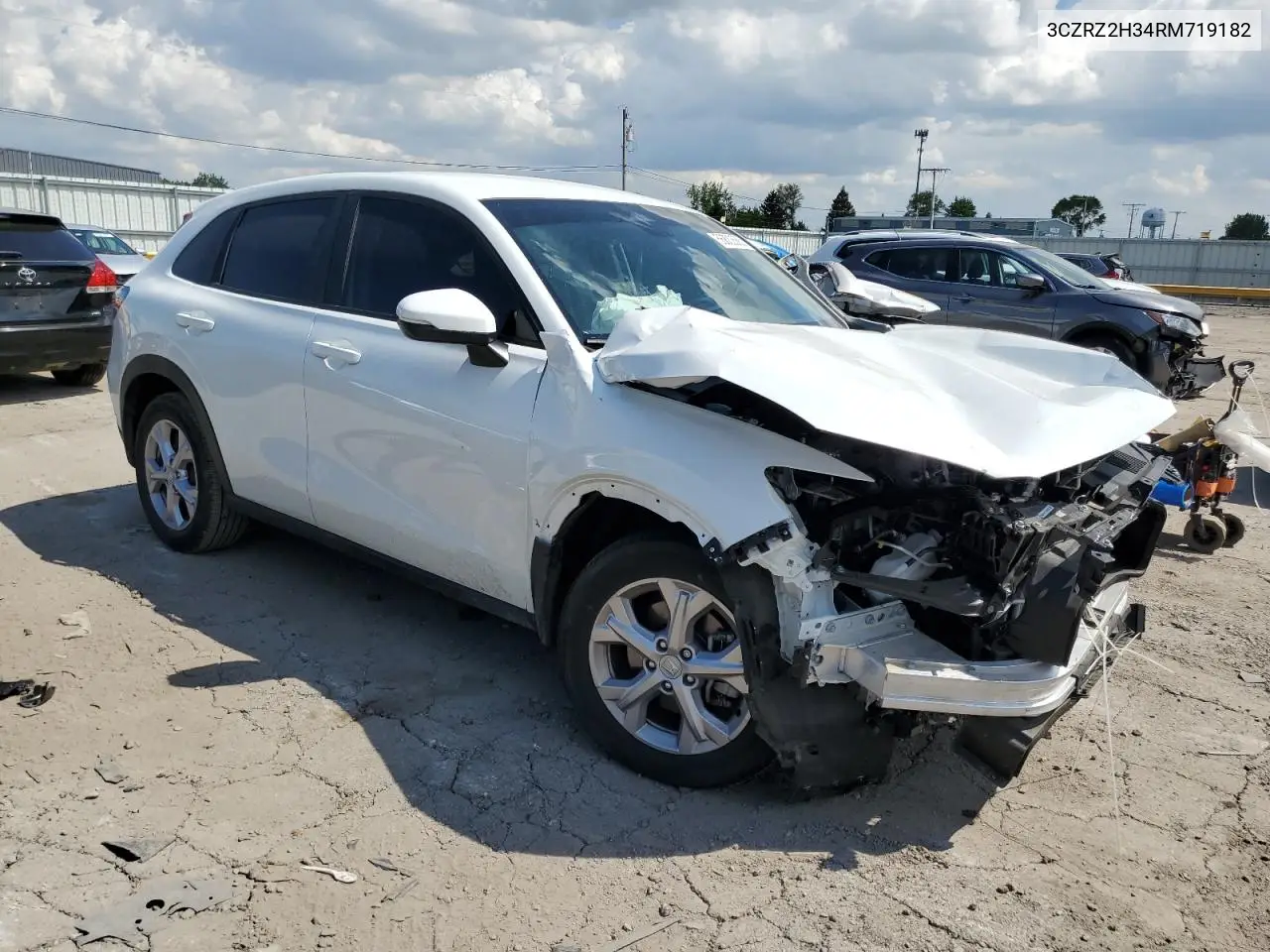 2024 Honda Hr-V Lx VIN: 3CZRZ2H34RM719182 Lot: 56832565