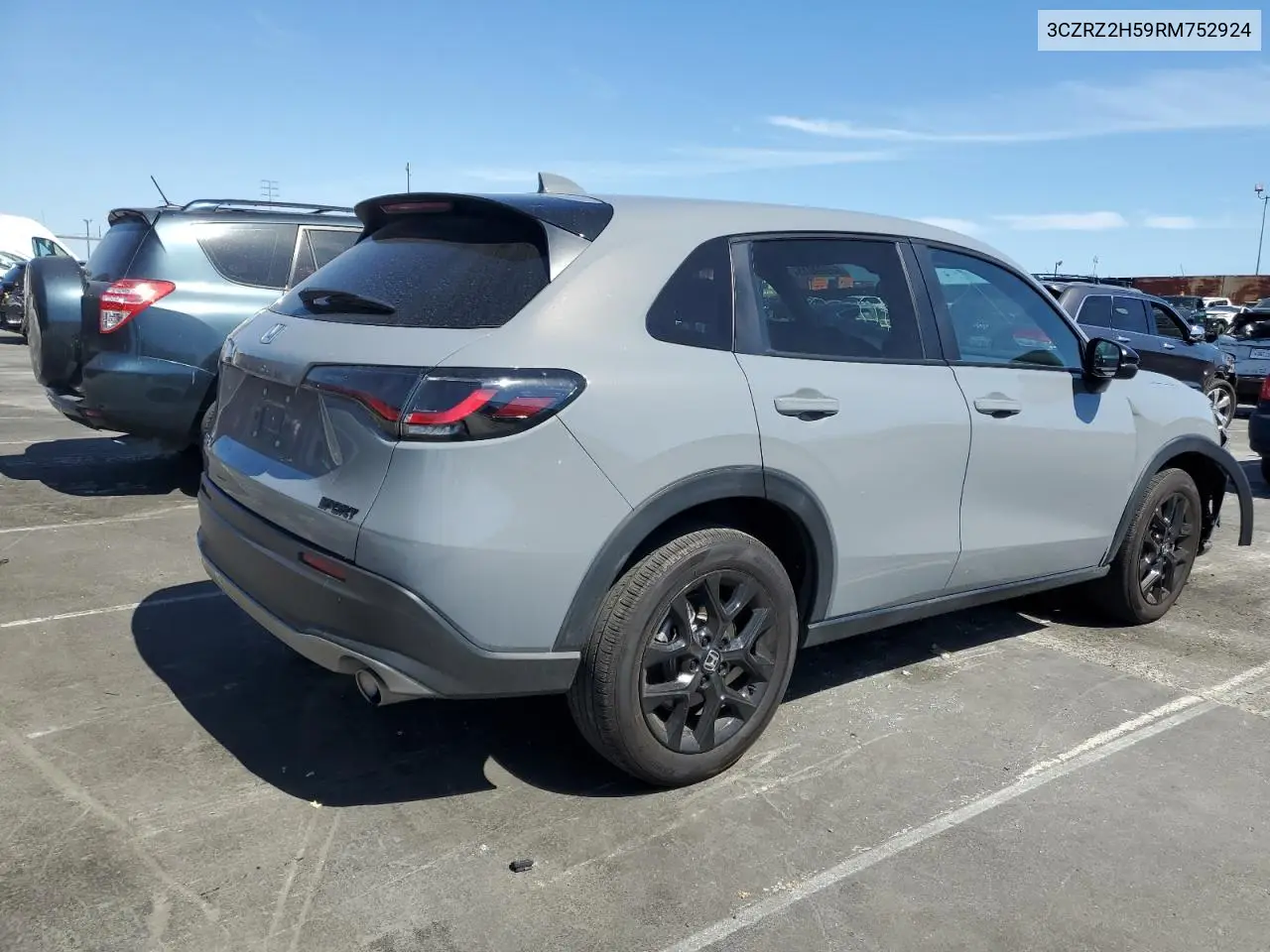 2024 Honda Hr-V Sport VIN: 3CZRZ2H59RM752924 Lot: 56989815