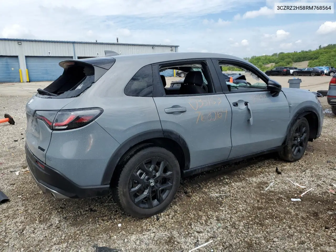 2024 Honda Hr-V Sport VIN: 3CZRZ2H58RM768564 Lot: 58698605