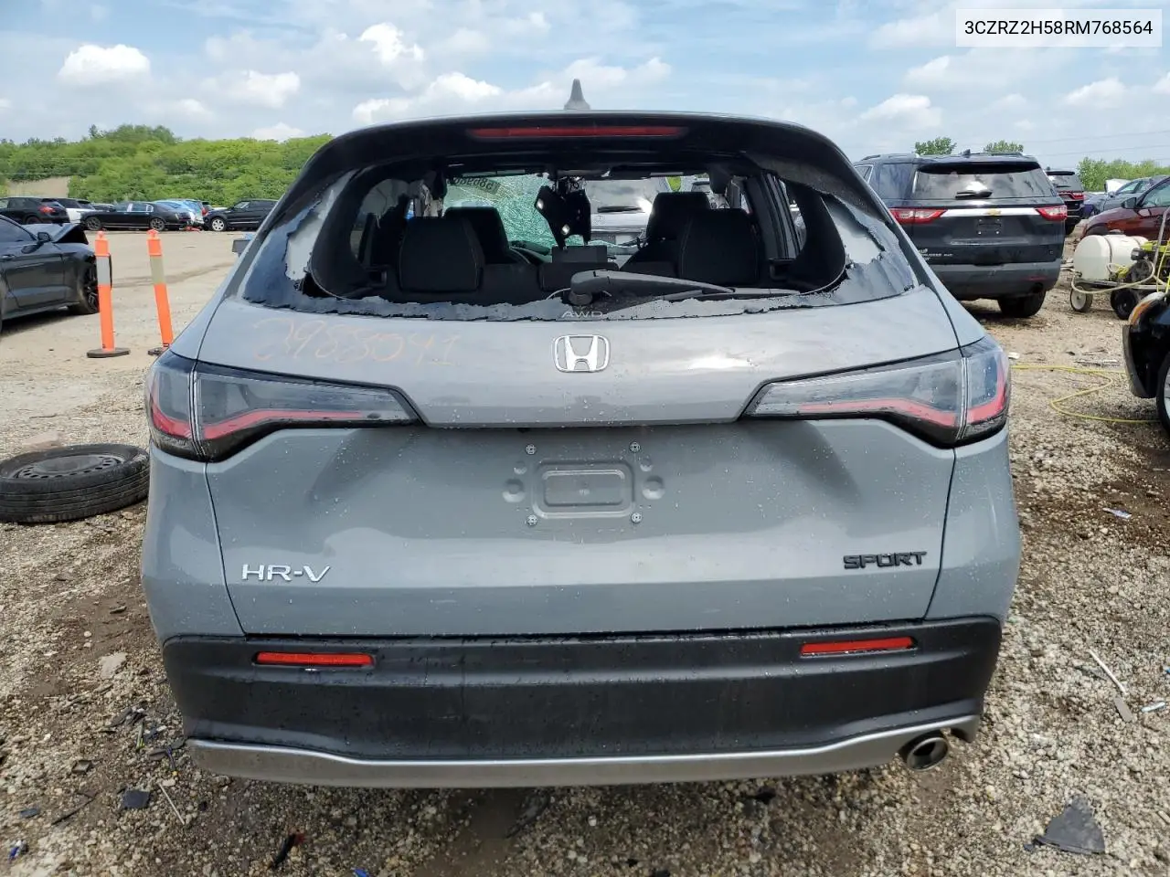 2024 Honda Hr-V Sport VIN: 3CZRZ2H58RM768564 Lot: 58698605
