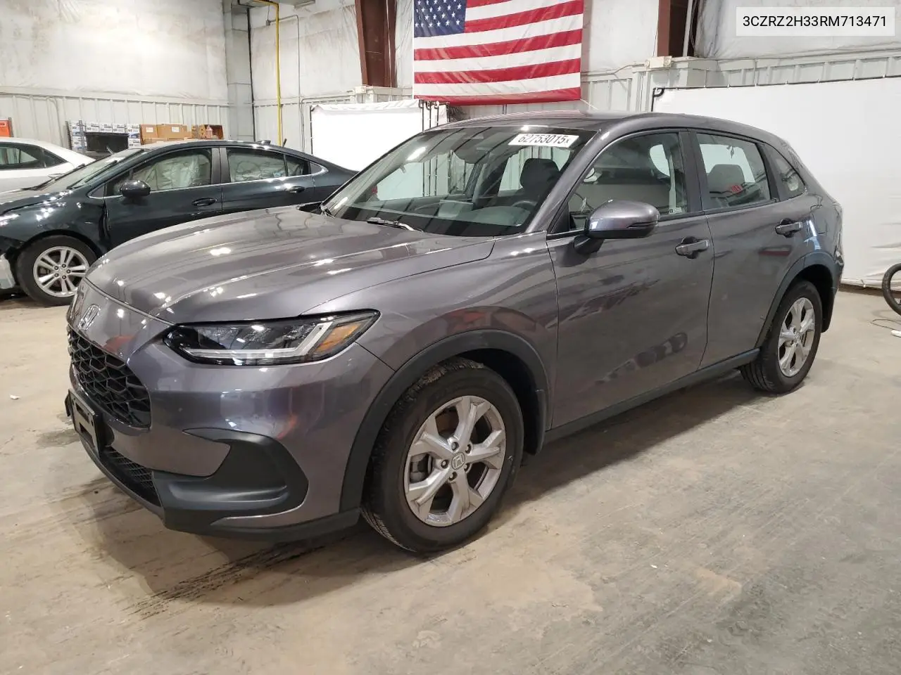 2024 Honda Hr-V Lx VIN: 3CZRZ2H33RM713471 Lot: 62753015