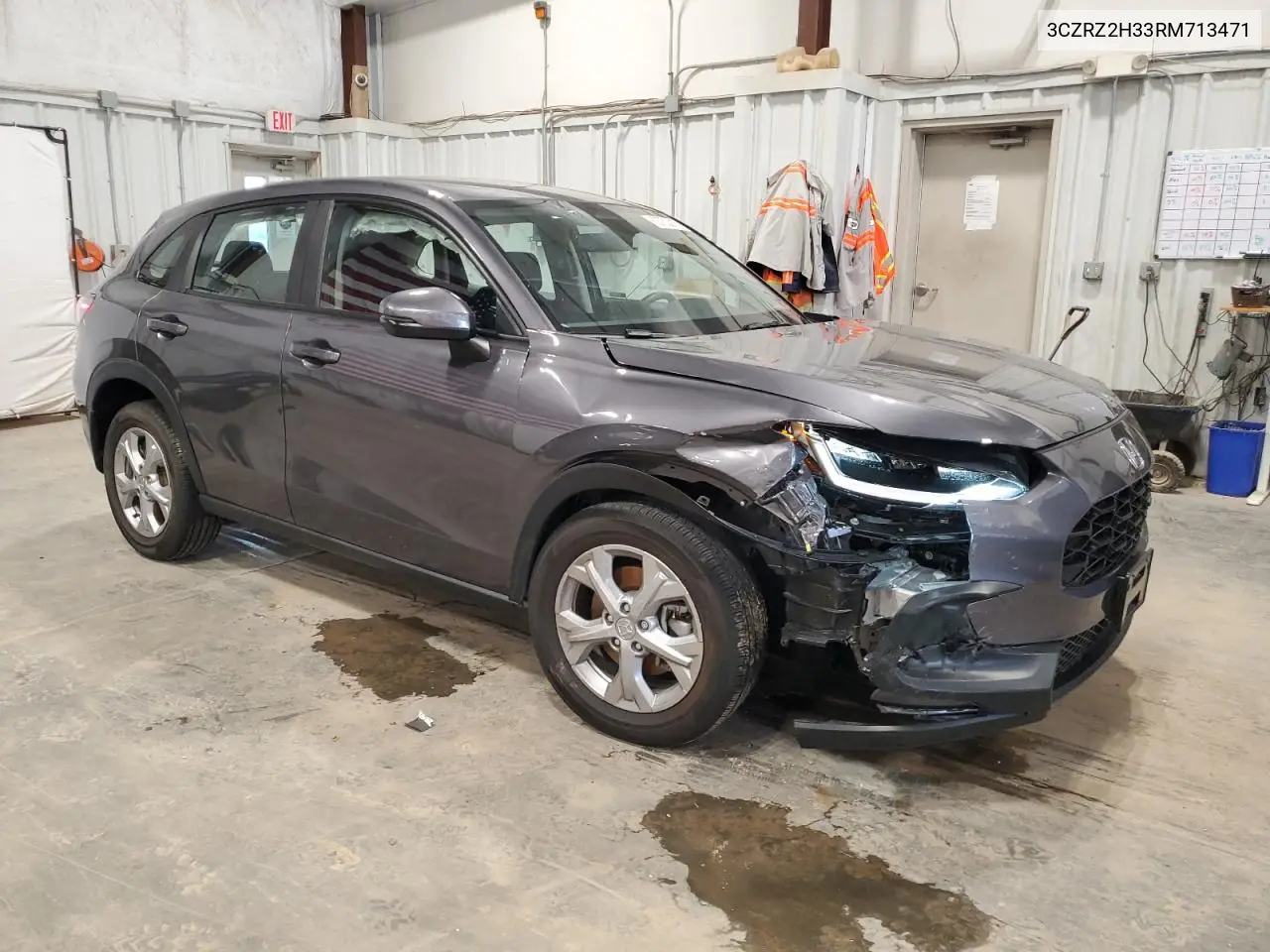 2024 Honda Hr-V Lx VIN: 3CZRZ2H33RM713471 Lot: 62753015