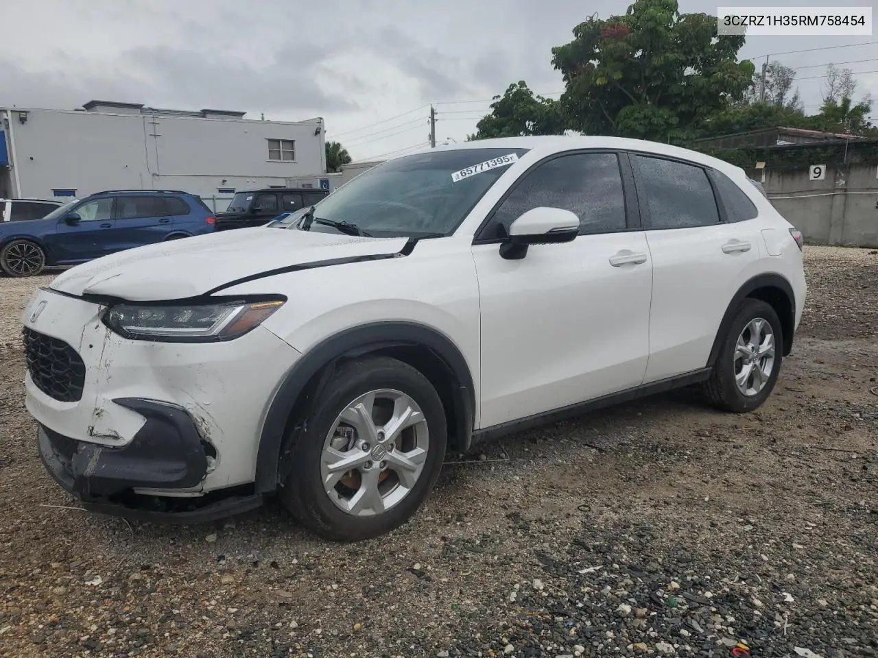 2024 Honda Hr-V Lx VIN: 3CZRZ1H35RM758454 Lot: 65771395