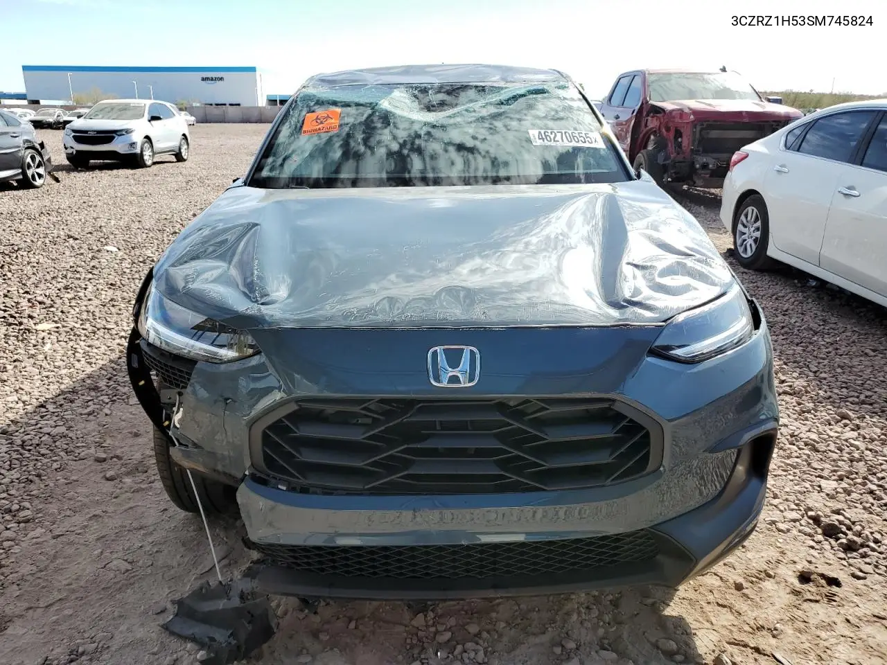 2025 Honda Hr-V Sport VIN: 3CZRZ1H53SM745824 Lot: 46270655