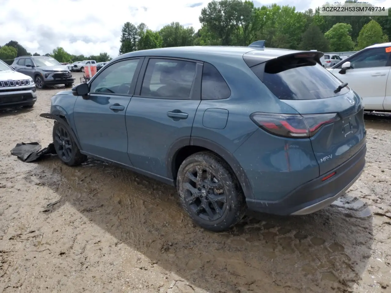 2025 Honda Hr-V Sport VIN: 3CZRZ2H53SM749734 Lot: 56641055