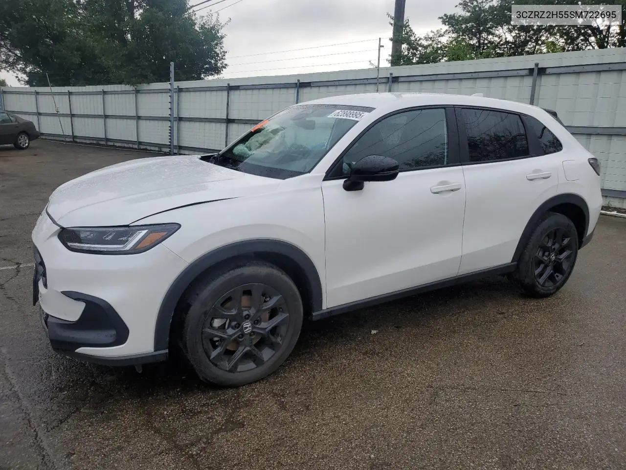 2025 Honda Hr-V Sport VIN: 3CZRZ2H55SM722695 Lot: 62898995