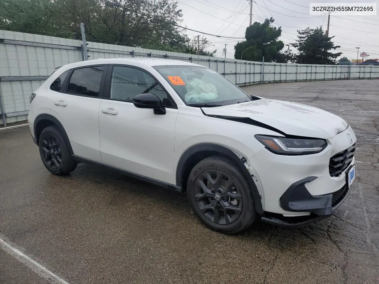 2025 Honda Hr-V Sport VIN: 3CZRZ2H55SM722695 Lot: 62898995