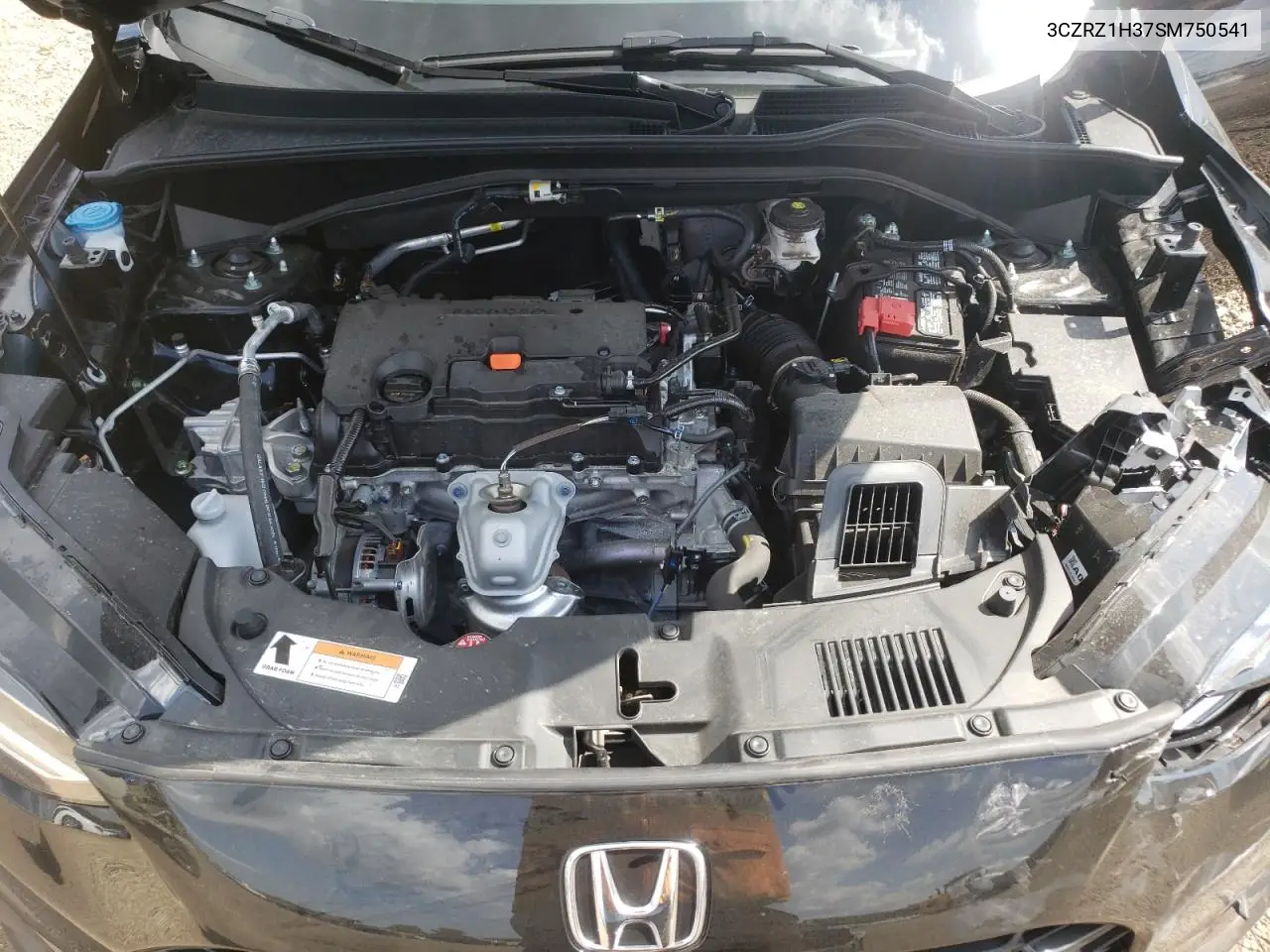2025 Honda Hr-V Lx VIN: 3CZRZ1H37SM750541 Lot: 63195055
