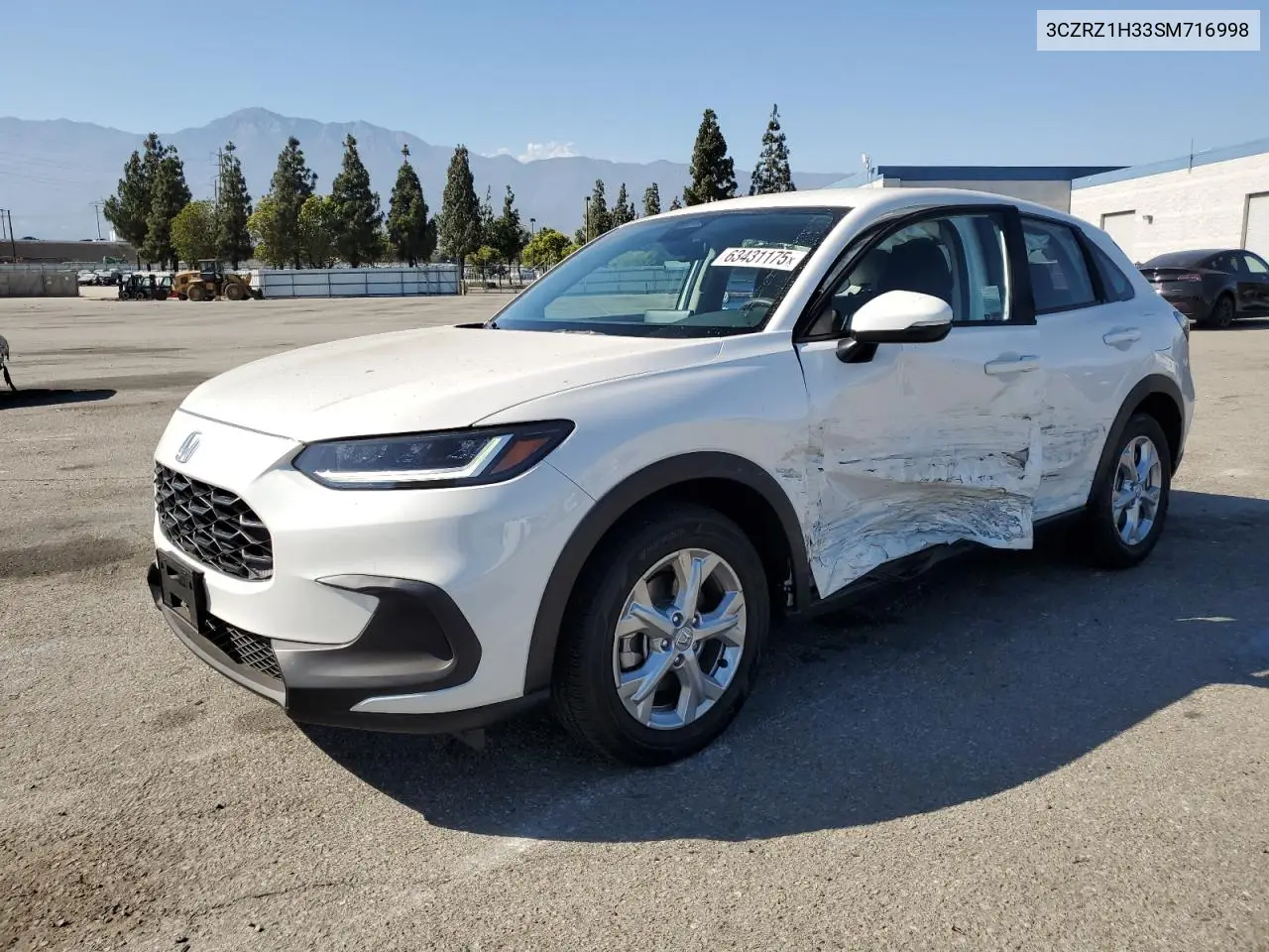 2025 Honda Hr-V Lx VIN: 3CZRZ1H33SM716998 Lot: 63431175
