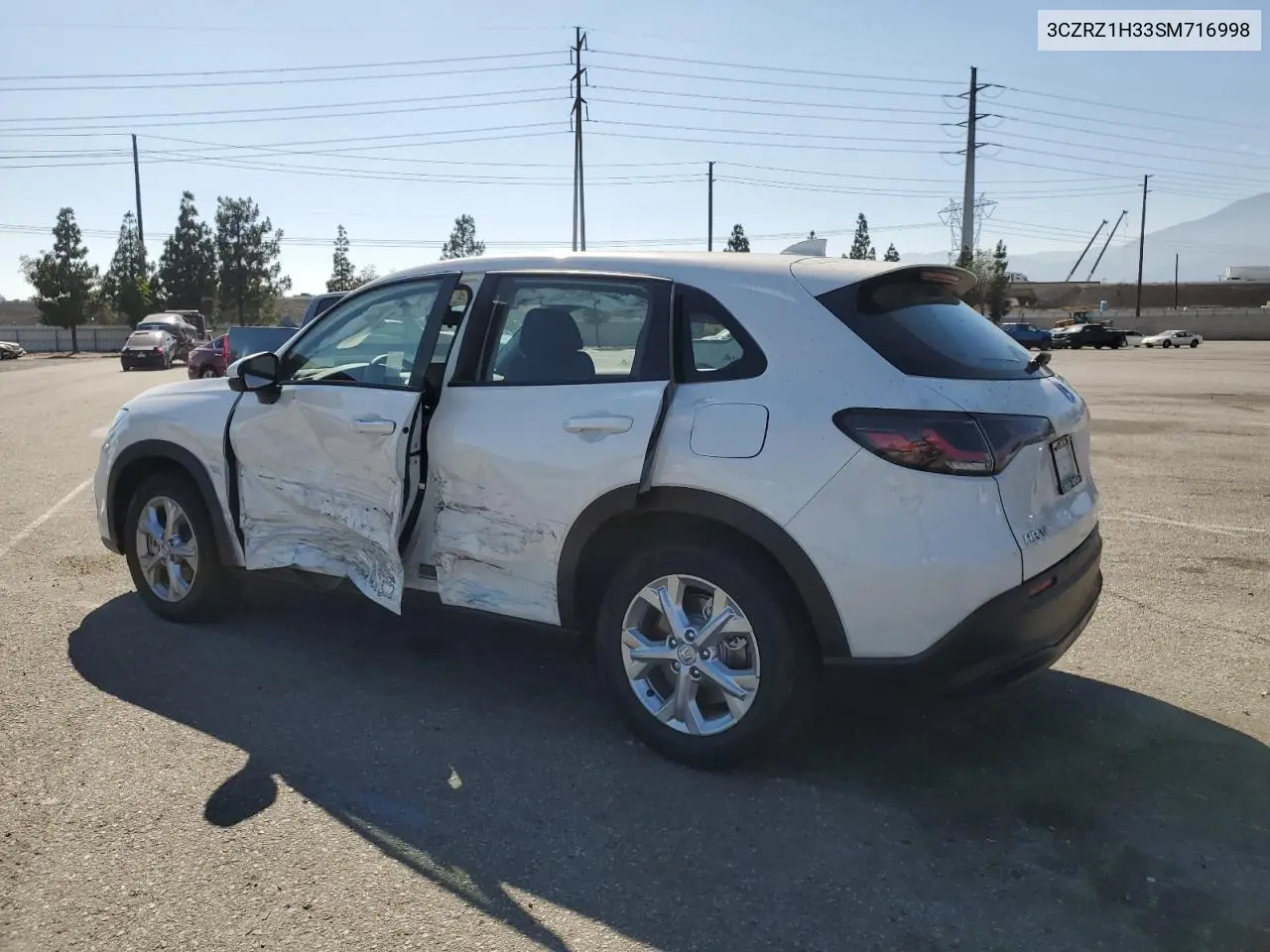 2025 Honda Hr-V Lx VIN: 3CZRZ1H33SM716998 Lot: 63431175