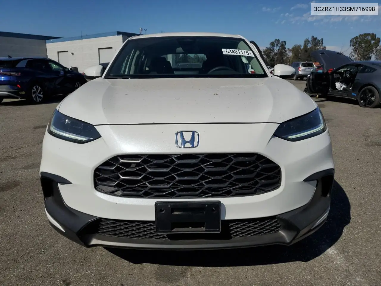 2025 Honda Hr-V Lx VIN: 3CZRZ1H33SM716998 Lot: 63431175