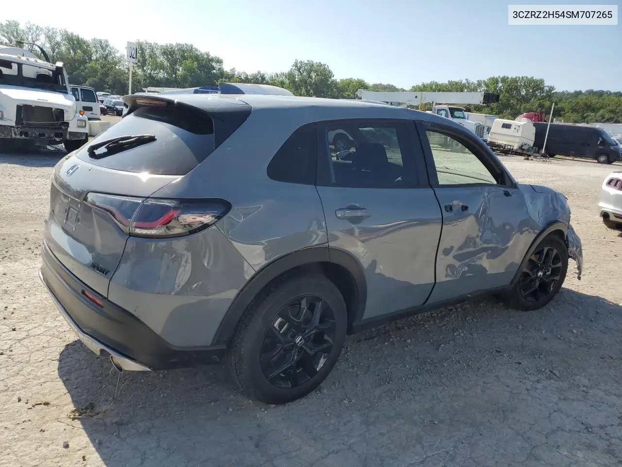 2025 Honda Hr-V Sport VIN: 3CZRZ2H54SM707265 Lot: 66032505