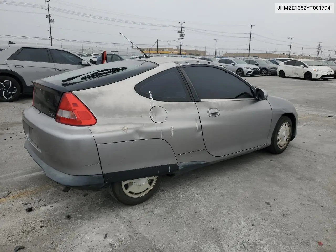 2000 Honda Insight VIN: JHMZE1352YT001794 Lot: 89022435