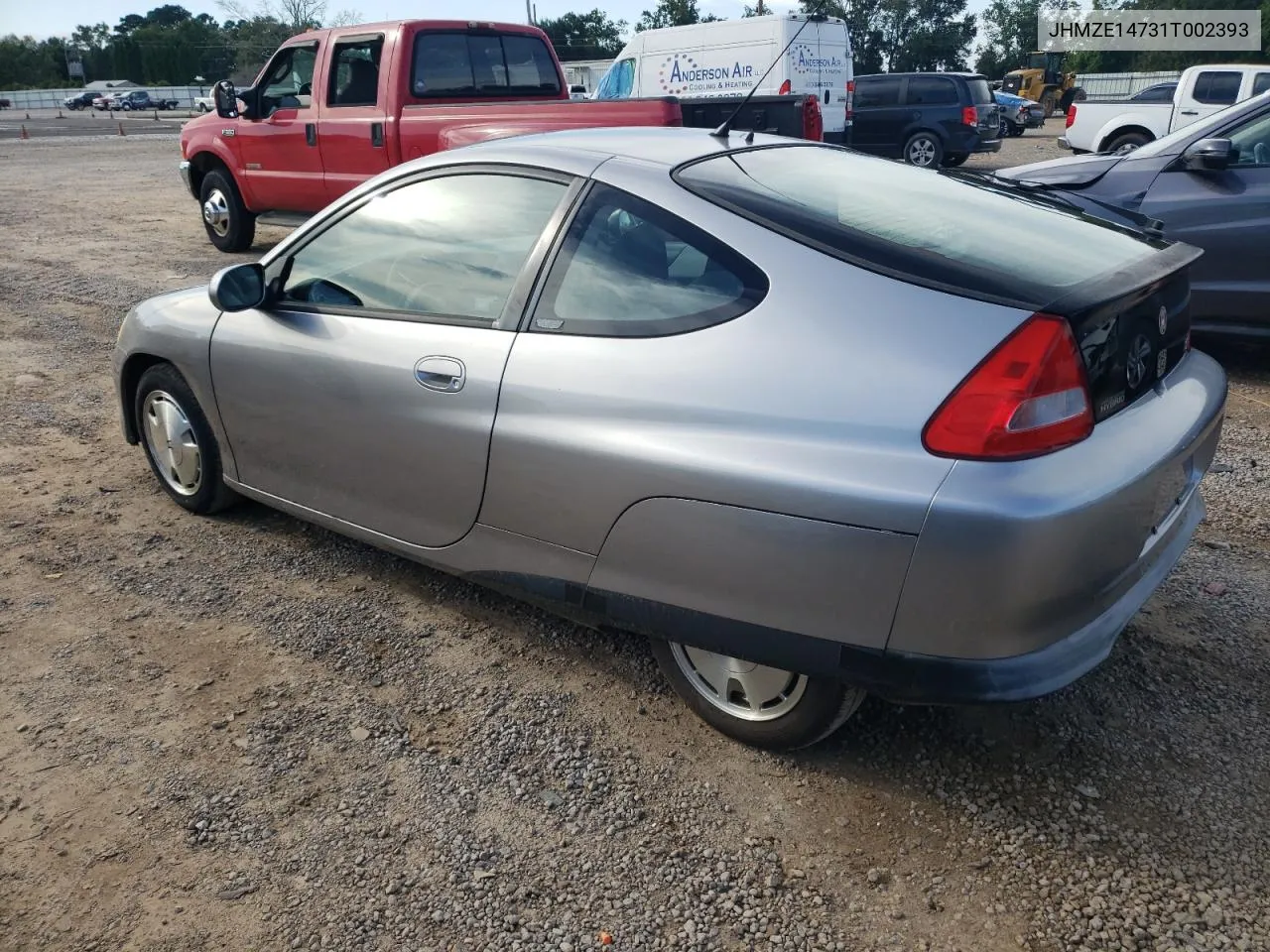 2001 Honda Insight VIN: JHMZE14731T002393 Lot: 73184454