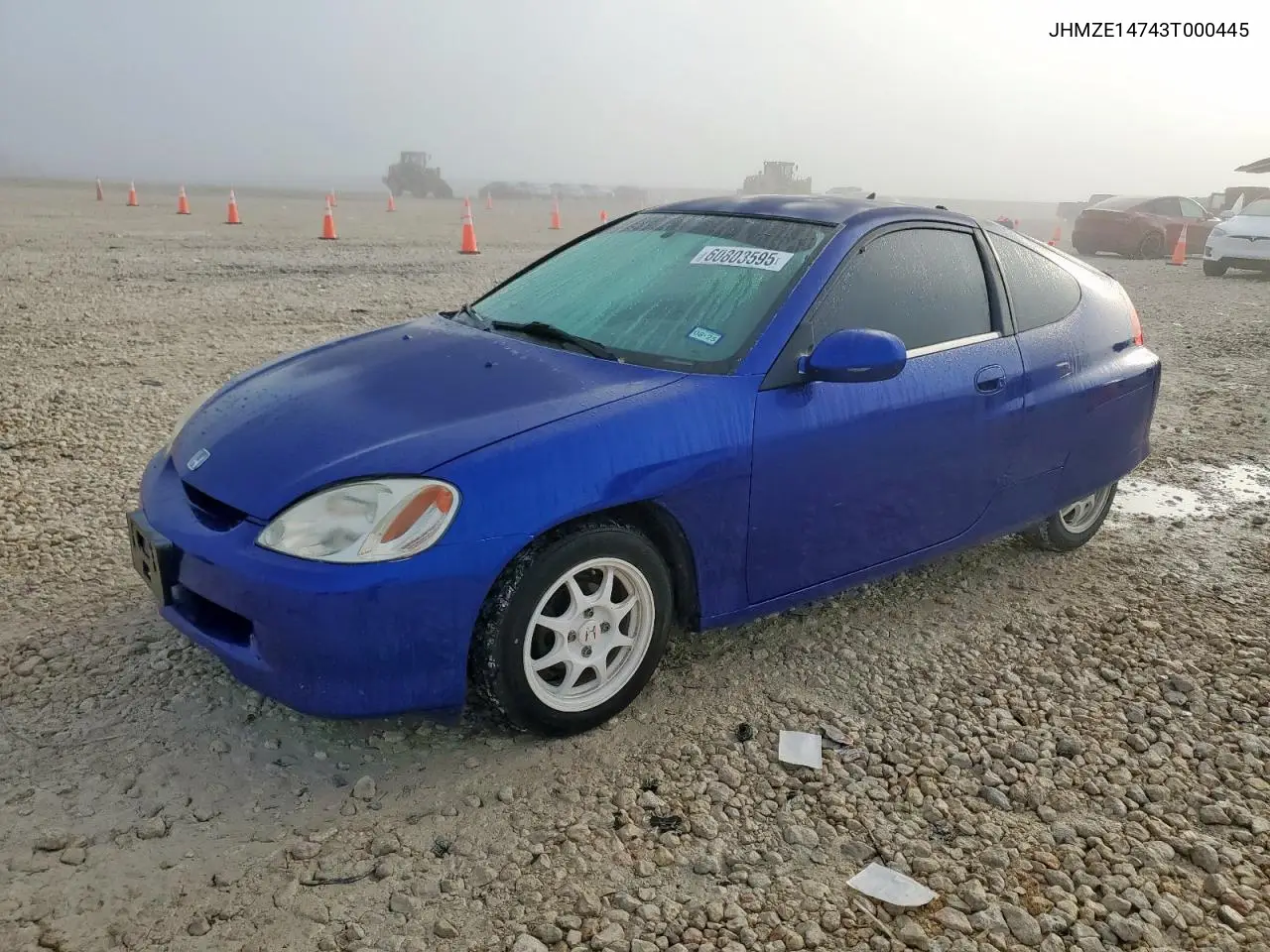 2003 Honda Insight VIN: JHMZE14743T000445 Lot: 60803595