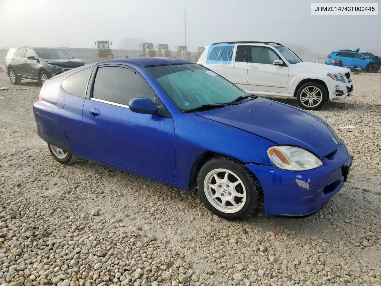 2003 Honda Insight VIN: JHMZE14743T000445 Lot: 60803595