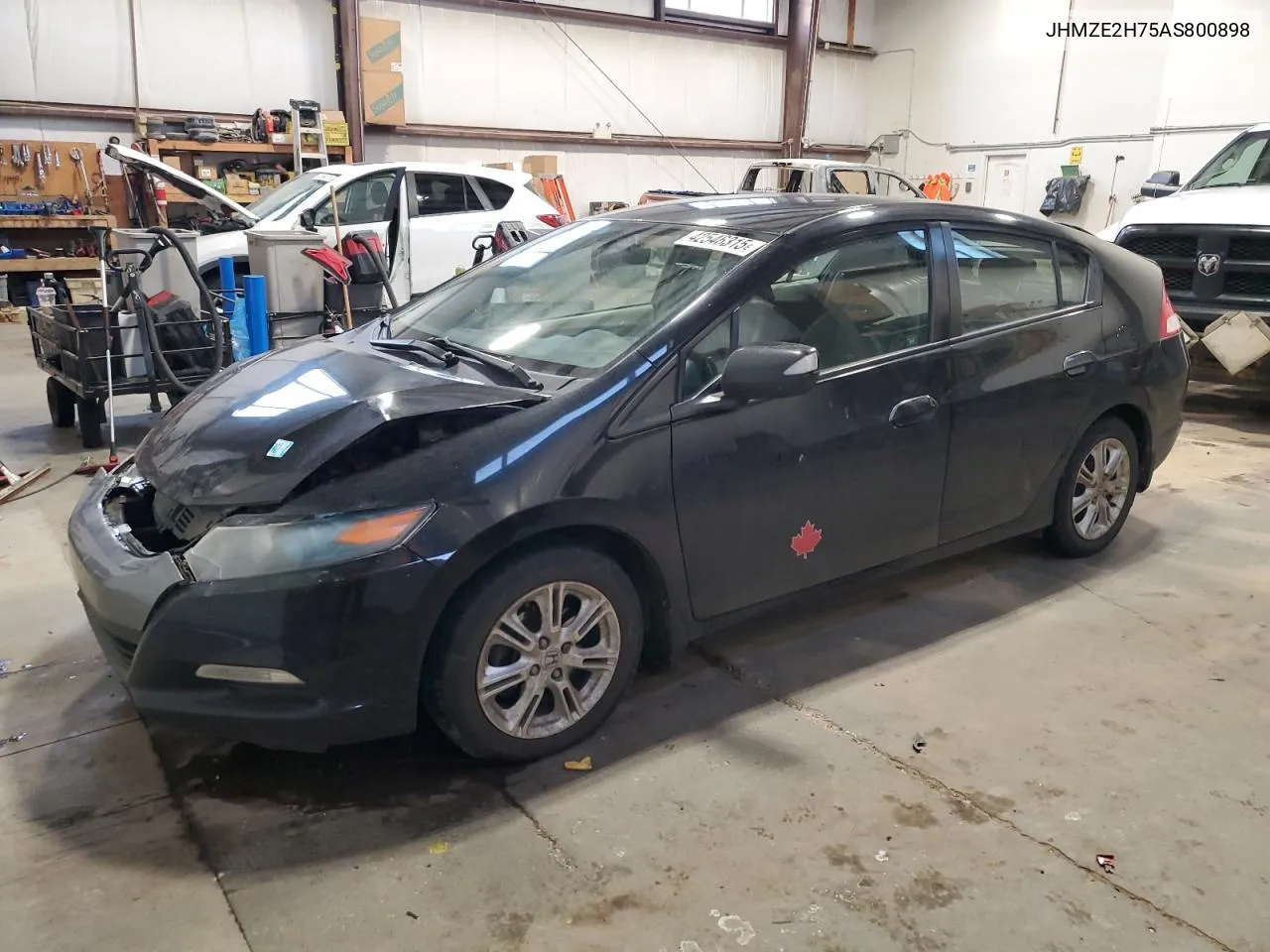 2010 Honda Insight Ex VIN: JHMZE2H75AS800898 Lot: 42546315
