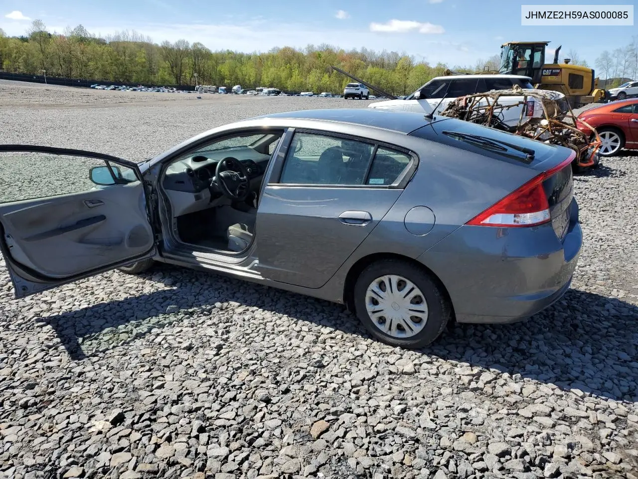 2010 Honda Insight Lx VIN: JHMZE2H59AS000085 Lot: 54932975