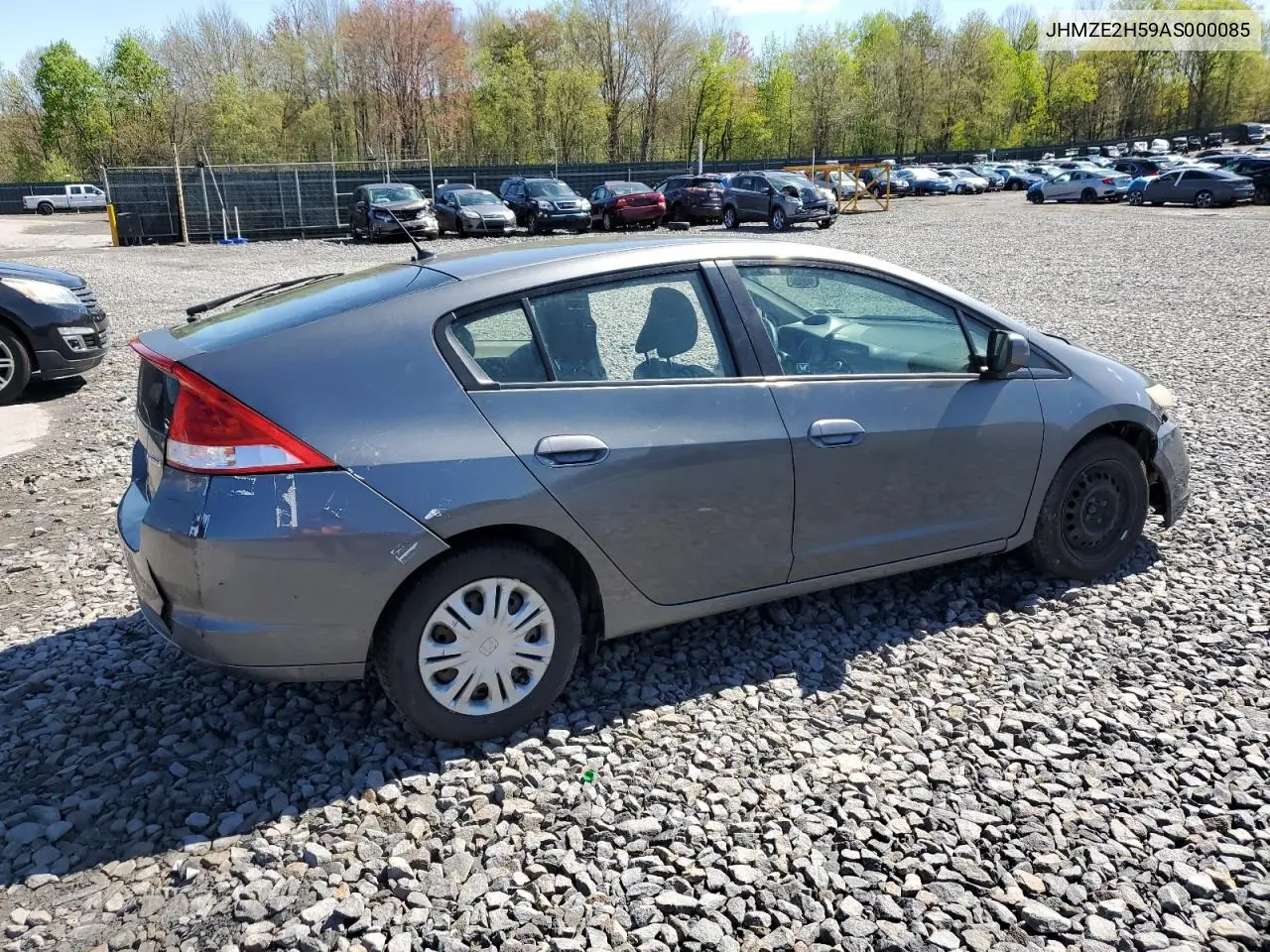 2010 Honda Insight Lx VIN: JHMZE2H59AS000085 Lot: 54932975